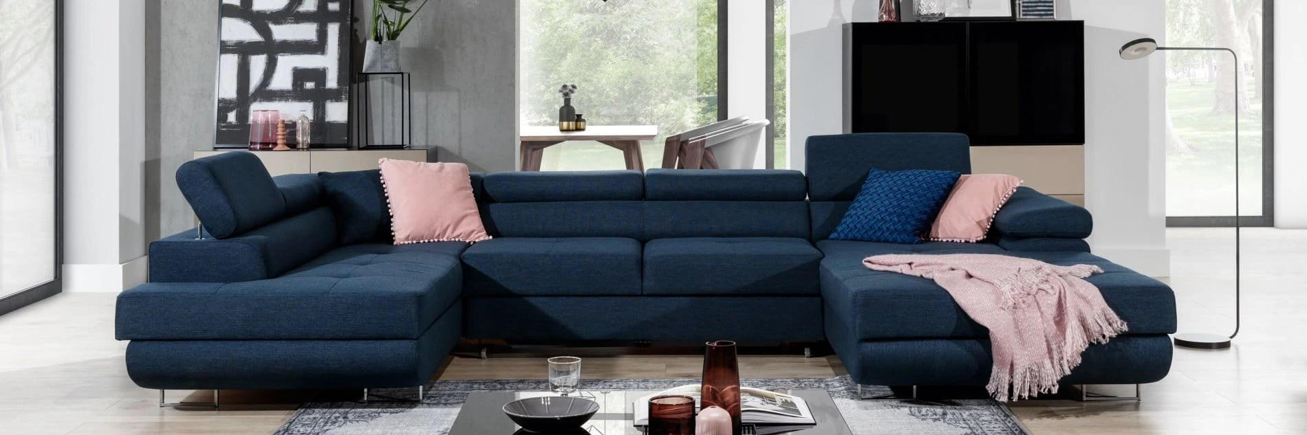 Minőségi U-alakú kanapék XXXL választékban