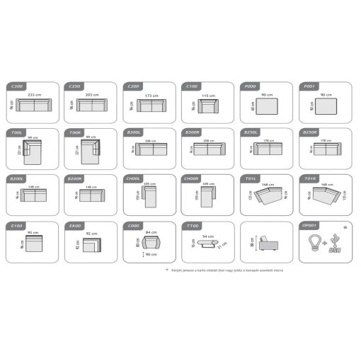 Jeny 3 személyes kanapé 2 karral