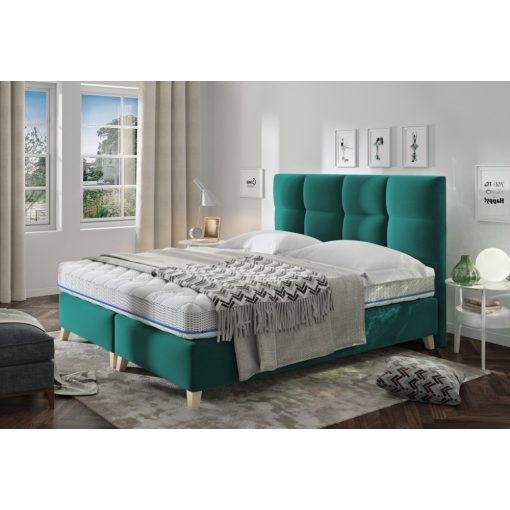 Mona gázrugós ágyneműtartós kárpitozott ágy 140 X 200 fekvőfelület