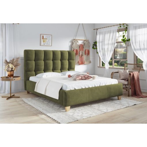 Sierra kárpitozott ágy - 106 cm magas fejtámla - 90 X 200 fekvőfelület