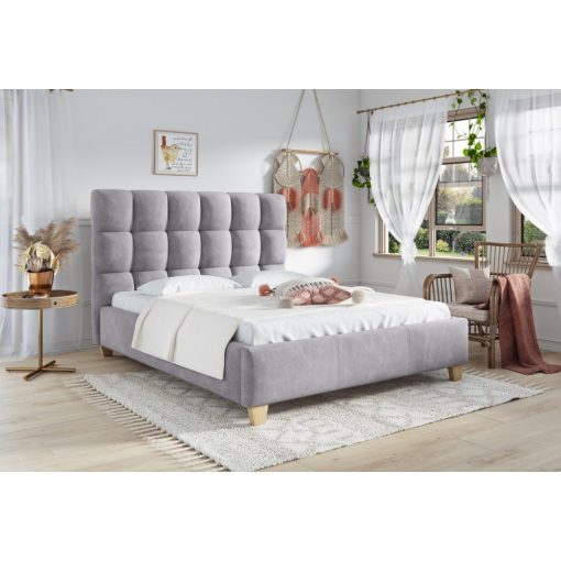 Sierra kárpitozott ágy - 106 cm magas fejtámla - 90 X 200 fekvőfelület