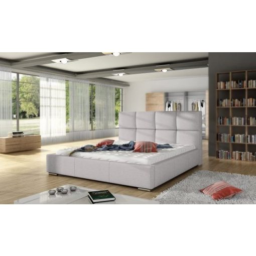 Stella kárpitozott ágy - 106 cm magas fejtámla - 90 X 200 fekvőfelület