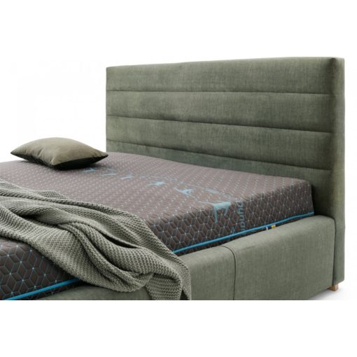 Sylvi kárpitozott ágy - 106 cm magas fejtámla - 90 X 200 fekvőfelület