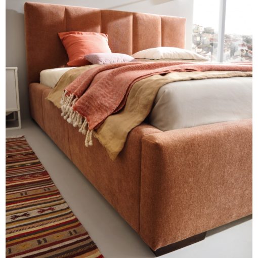 Vanessa kárpitozott ágy - 106 cm magas fejtámla - 120 X 200 fekvőfelület