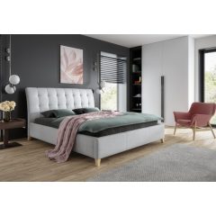   Verona kárpitozott ágy - 106 cm magas fejtámla - 80 X 200 fekvőfelület