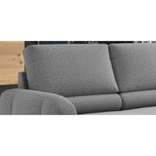 Gyöngyös sarokgarnitúra L - balos - világosszürke színben