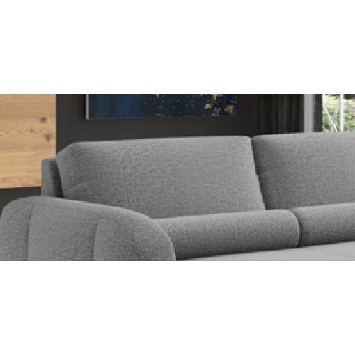 Gyöngyös sarokgarnitúra L - balos - fekete színben