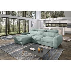 Szarvas sarokgarnitúra L - balos - világoszöld színben