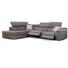 Beautiful 2 motoros relax sarokgarnitúra - 296 cm X 235 cm - balos