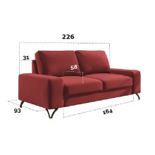 Budapest kanapé - 3 személyes