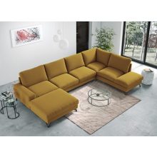 Budapest háttámlás sarokelem modul (terminál) - jobbos