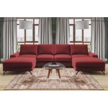 Budapest U-form sarokgarnitúra  - szimmetrikus - LS méret