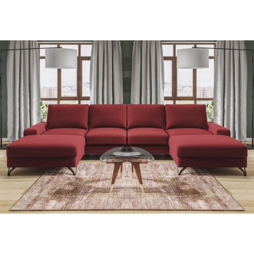 Budapest U-form sarokgarnitúra  - szimmetrikus - LS méret