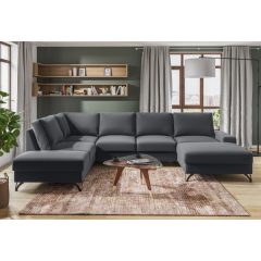   Budapest U-form sarokgarnitúra  - balos "kis méret"