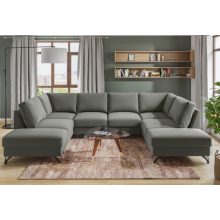 Budapest U-form sarokgarnitúra  - szimmetrikus - XM méret