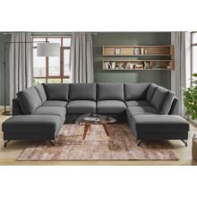 Budapest U-form sarokgarnitúra  - szimmetrikus - XM méret