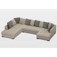 Carlo U-alakú sarokgarnitúra 250 cm X 372 X 168 cm - balos