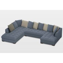 Carlo U-alakú sarokgarnitúra 250 cm X 372 X 168 cm - balos