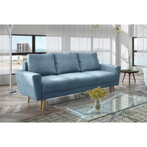 Dán kanapé 3 személyes - kék színben