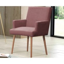 Elegáns fotel - mályva színű bársony