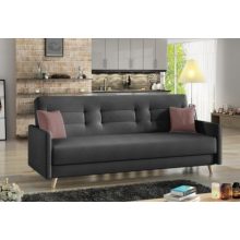 Elegáns 3-1-1 ülőgarnitúra - sötétszürke színű bársony