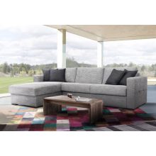 Gala ágyazható sarokgarnitúra 184 cm X 294 cm - nyitható tárolóval - balos