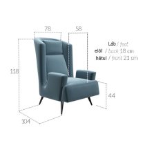 Design fotel Gordi