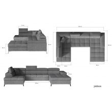 Kaposvár sarokgarnitúra - balos