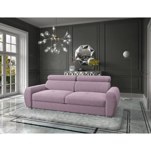 Kényelmes kanapé rózsaszín színben