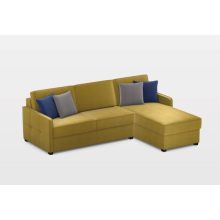 Keskeny 1 személyes hosszúfotel (longchair) tárolóval 1 karral bal