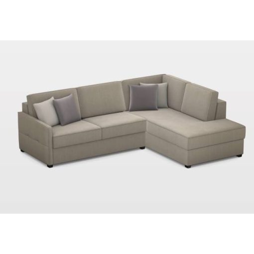 Keskeny 1 személyes hosszúfotel (longchair) tárolóval 1 karral bal