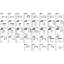 Keskeny ágyazható sarokgarnitúra 274 cm X 184 cm - nyitható tárolóval - jobbos