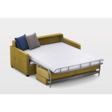 Keskeny 2,5 személyes ágyazható kanapé ( 143 X 198 matrac ) 2 karral