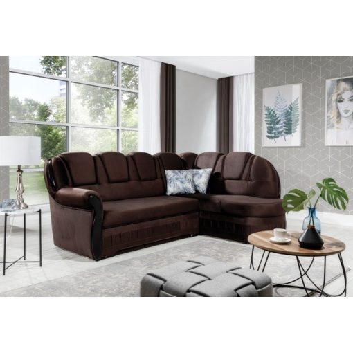 Klasszik nyitott sarokgarnitúra - jobbos