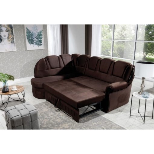 Klasszik nyitott sarokgarnitúra - balos