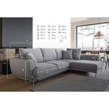 Lamur sarokgarnitúra - balos