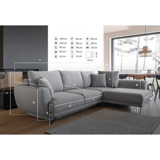 Lamur sarokgarnitúra - balos