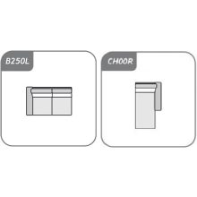 Loretto sarokgarnitúra 286 cm X 184 cm - jobbos