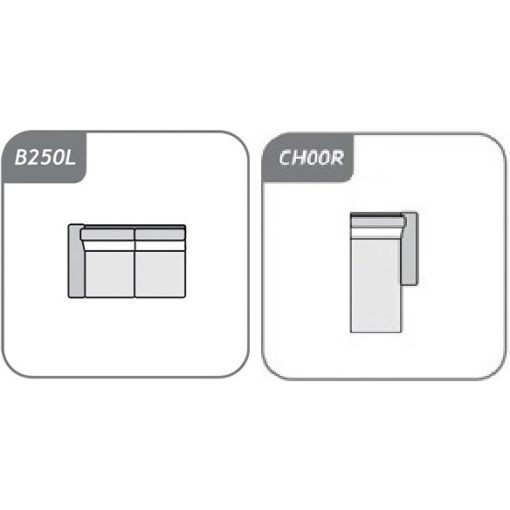 Loretto sarokgarnitúra 286 cm X 184 cm - jobbos