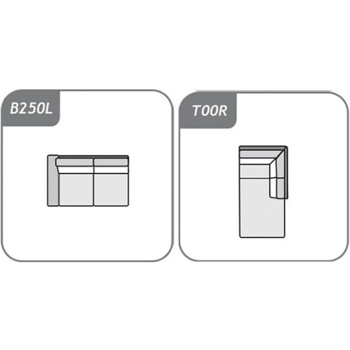 Loretto sarokgarnitúra 289 cm X 205 cm - jobbos