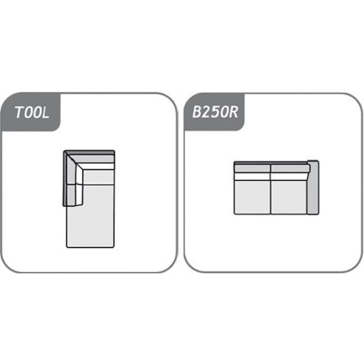 Loretto sarokgarnitúra 205 cm X 289 cm - balos