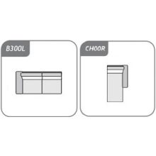 Loretto sarokgarnitúra 306 cm X 184 cm - jobbos