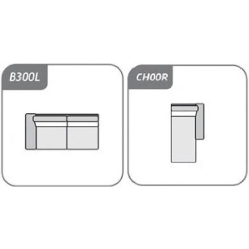 Loretto sarokgarnitúra 306 cm X 184 cm - jobbos