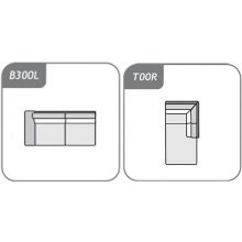 Loretto sarokgarnitúra 309 cm X 205 cm - jobbos