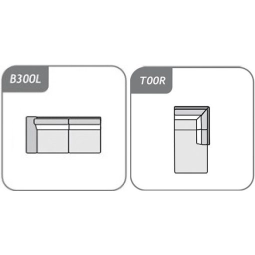 Loretto sarokgarnitúra 309 cm X 205 cm - jobbos