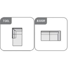 Loretto sarokgarnitúra 205 cm X 309 cm - balos