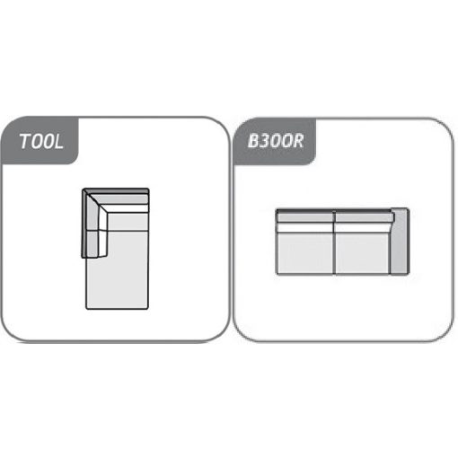 Loretto sarokgarnitúra 205 cm X 309 cm - balos