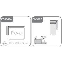 Loretto ágyazható sarokgarnitúra 306 cm X 184 cm - nyitható tárolóval - jobbos