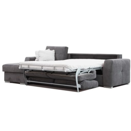 Loretto ágyazható sarokgarnitúra 184 cm X 306 cm - nyitható tárolóval - balos