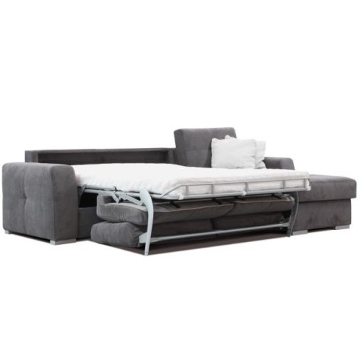 Loretto ágyazható sarokgarnitúra 205 cm X 309 cm - nyitható tárolóval - balos